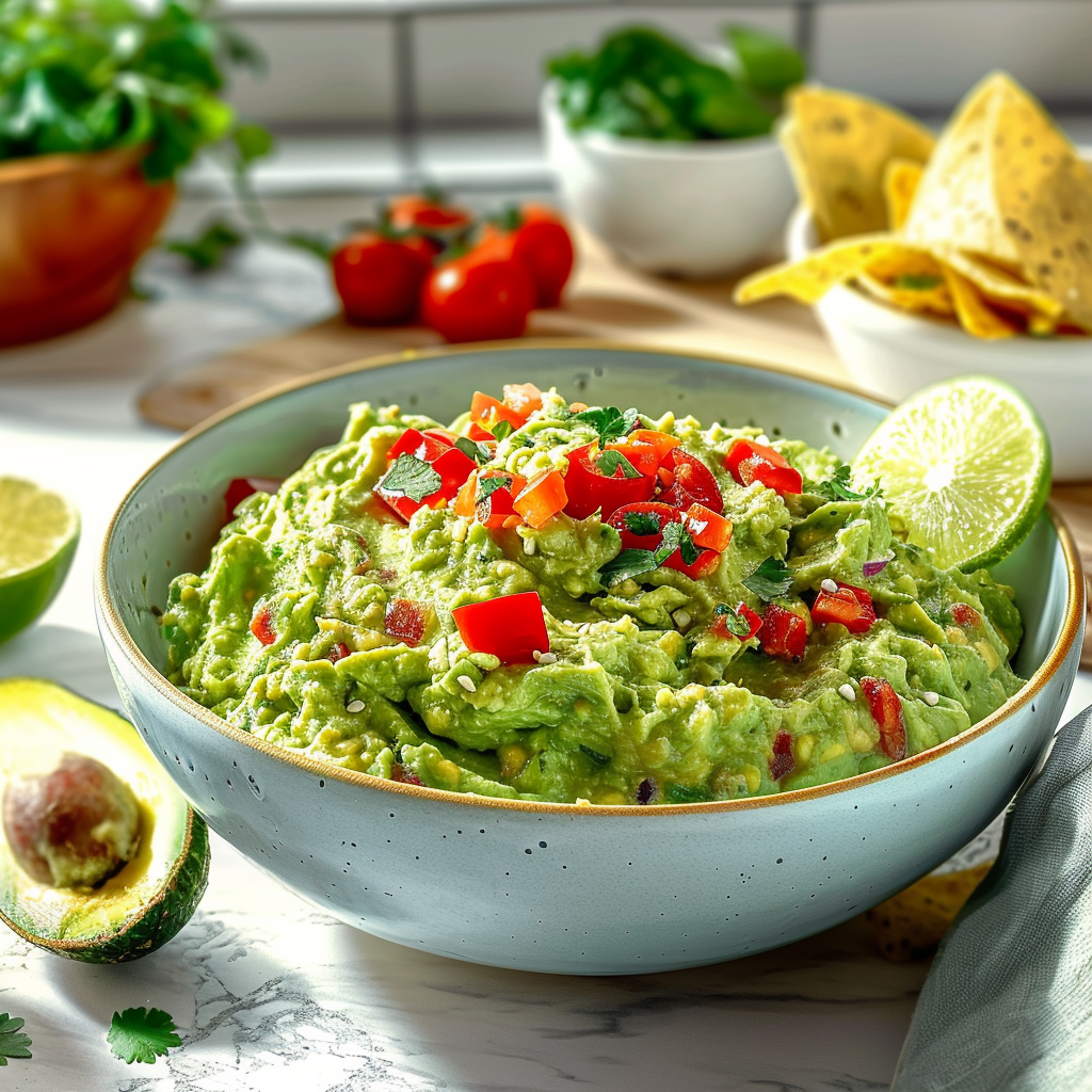 Recette de guacamole depuis recettesympa.com