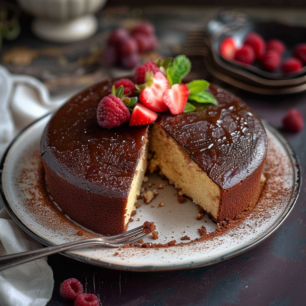 Gâteau Rapide et Crémeux avec 3 Yaourts et 2 Œufs