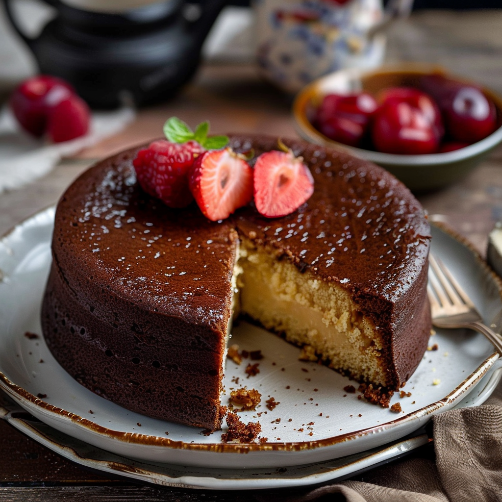Gâteau Rapide et Crémeux avec 3 Yaourts et 2 Œufs
