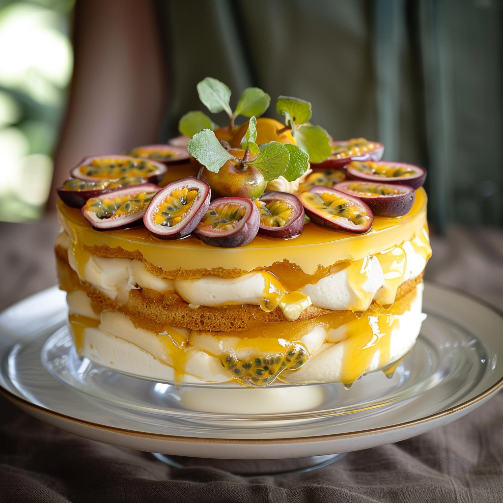 Tiramisu Mangue Passion fruit depuis recettemoderne.com