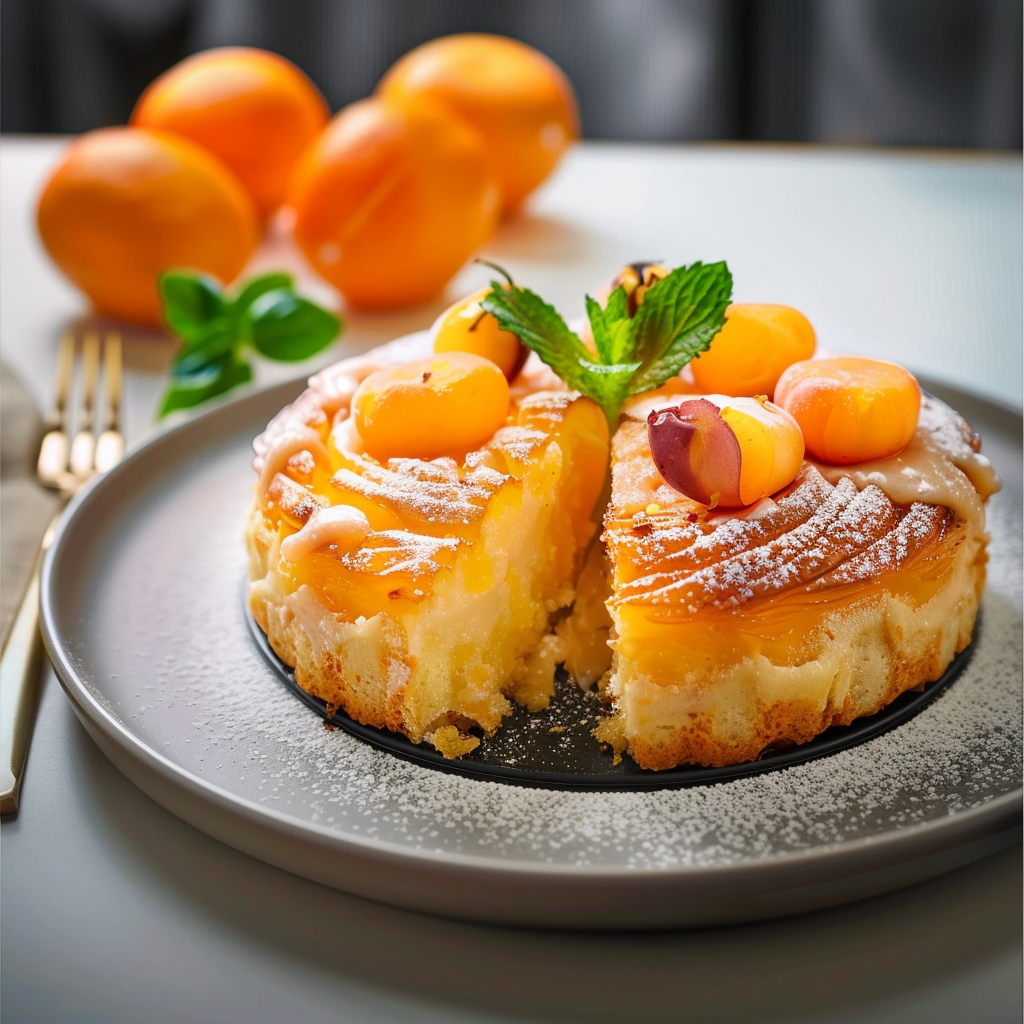 Gâteau Renversé à l'Abricot