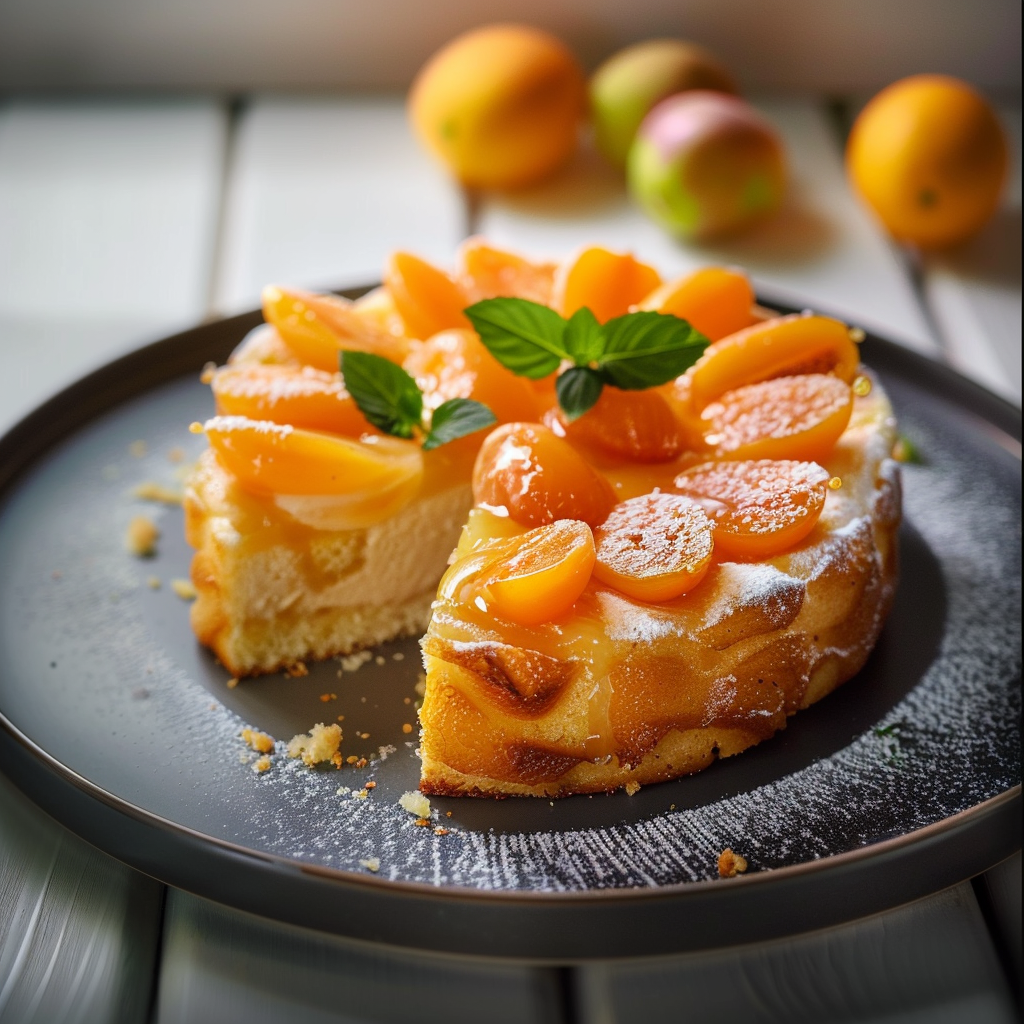 Gâteau Renversé à l'Abricot