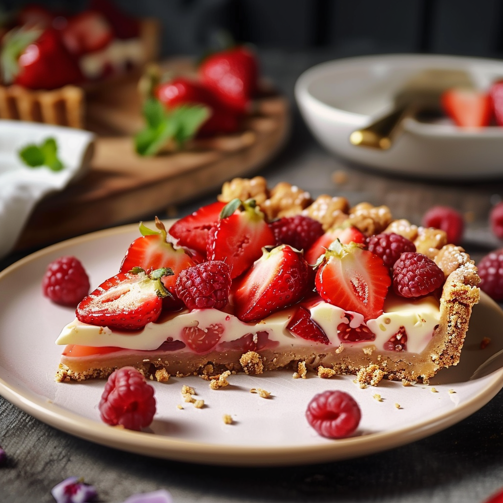tarte fraises spéculoos