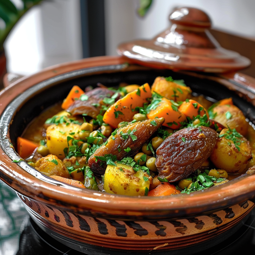 Tajine de légumes depuis recettesympa.com