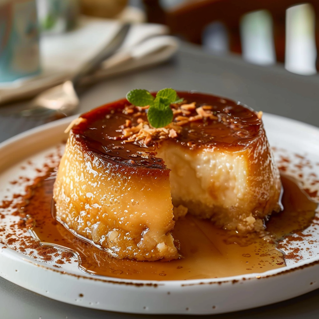 Flan coco brésilien depuis recettesympa.com