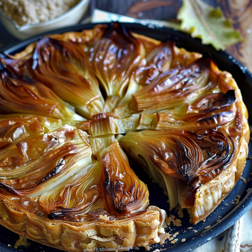 Recette tarte aux endives depuis recettesympa.com