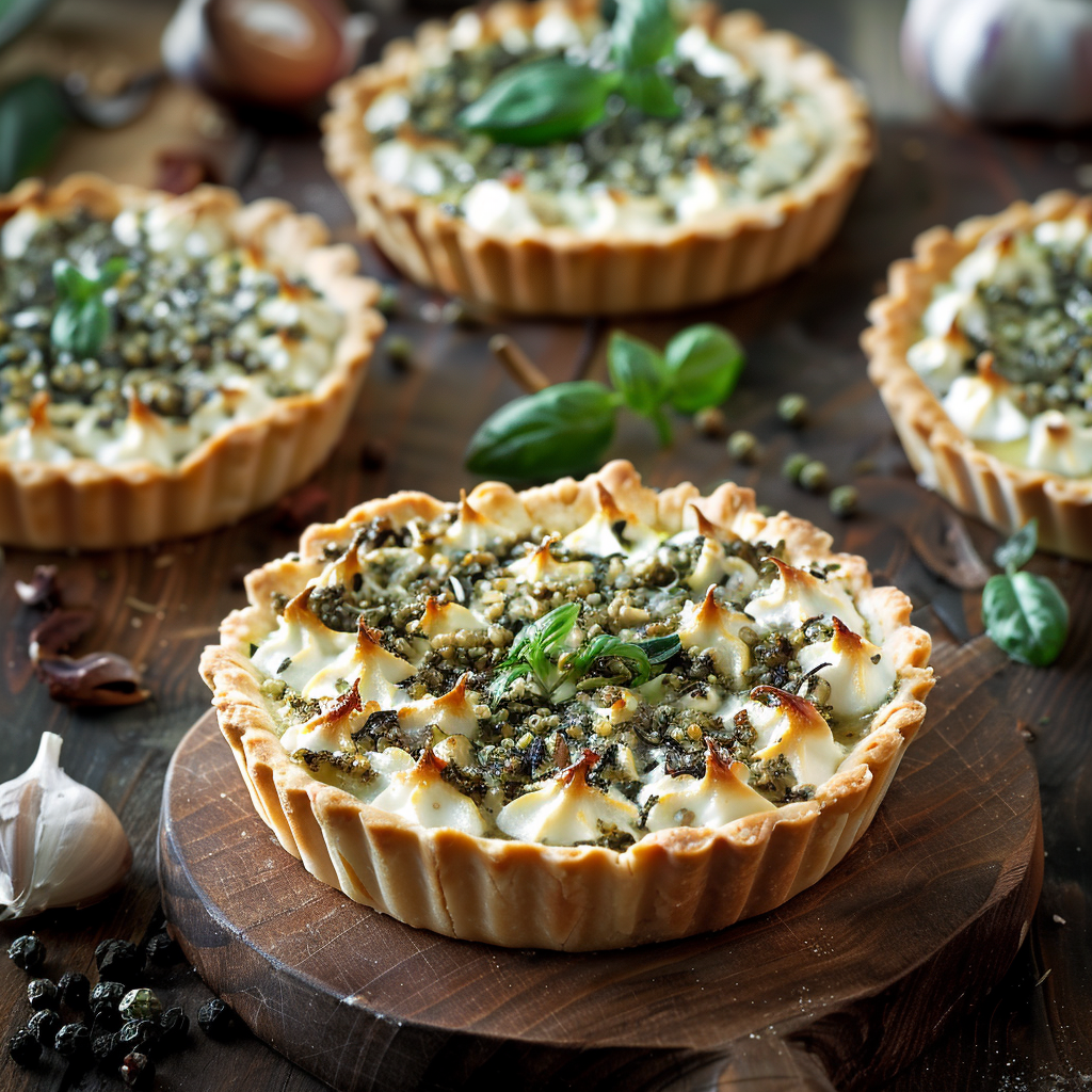 Tartelettes Ricotta et Herbes Faciles
