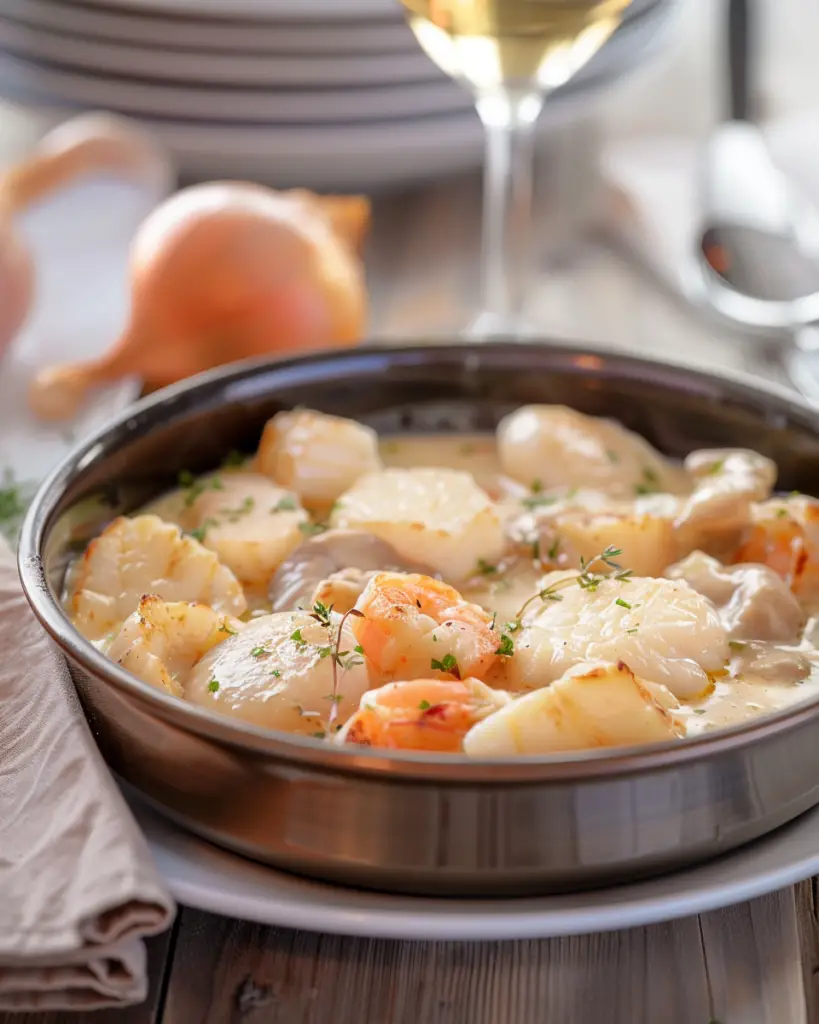 Blanquette de Saint-Jacques : Recette Raffinée