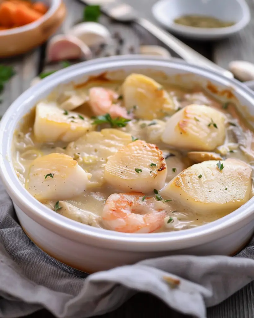Blanquette de Saint-Jacques : Recette Raffinée
