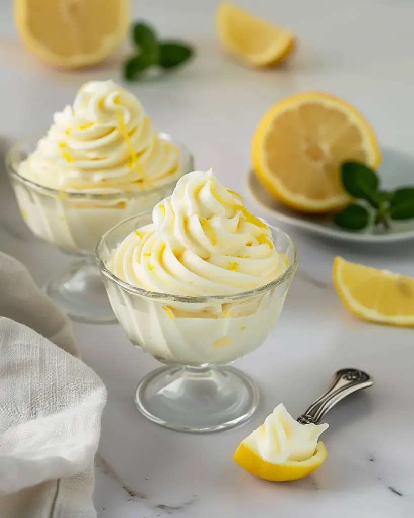 Mousse au Citron Légère et Crémeuse