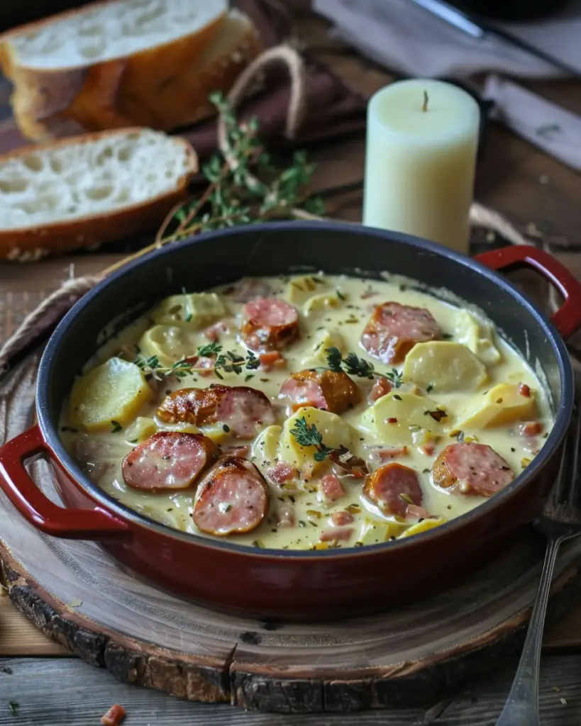 Fondue d'Endives aux Saucisses Fumées : Recette Traditionnelle