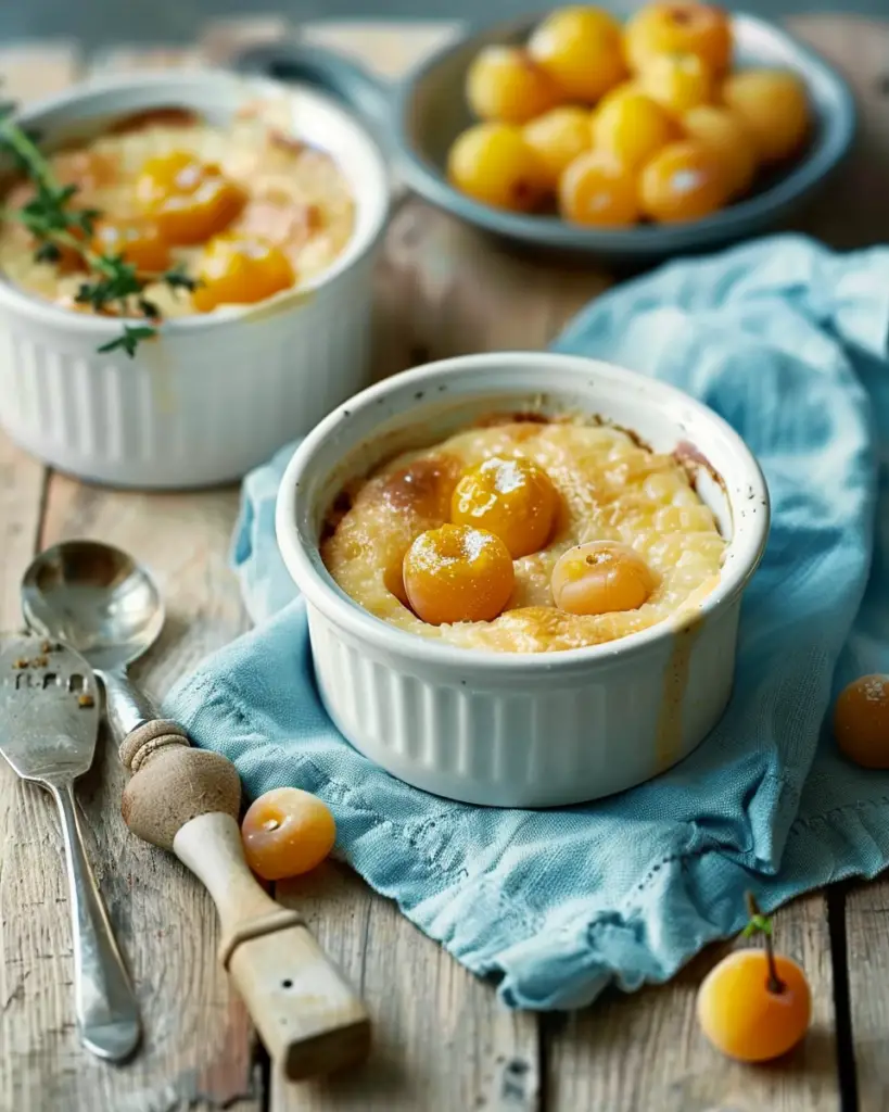 Recette de Ramequins aux Mirabelles
