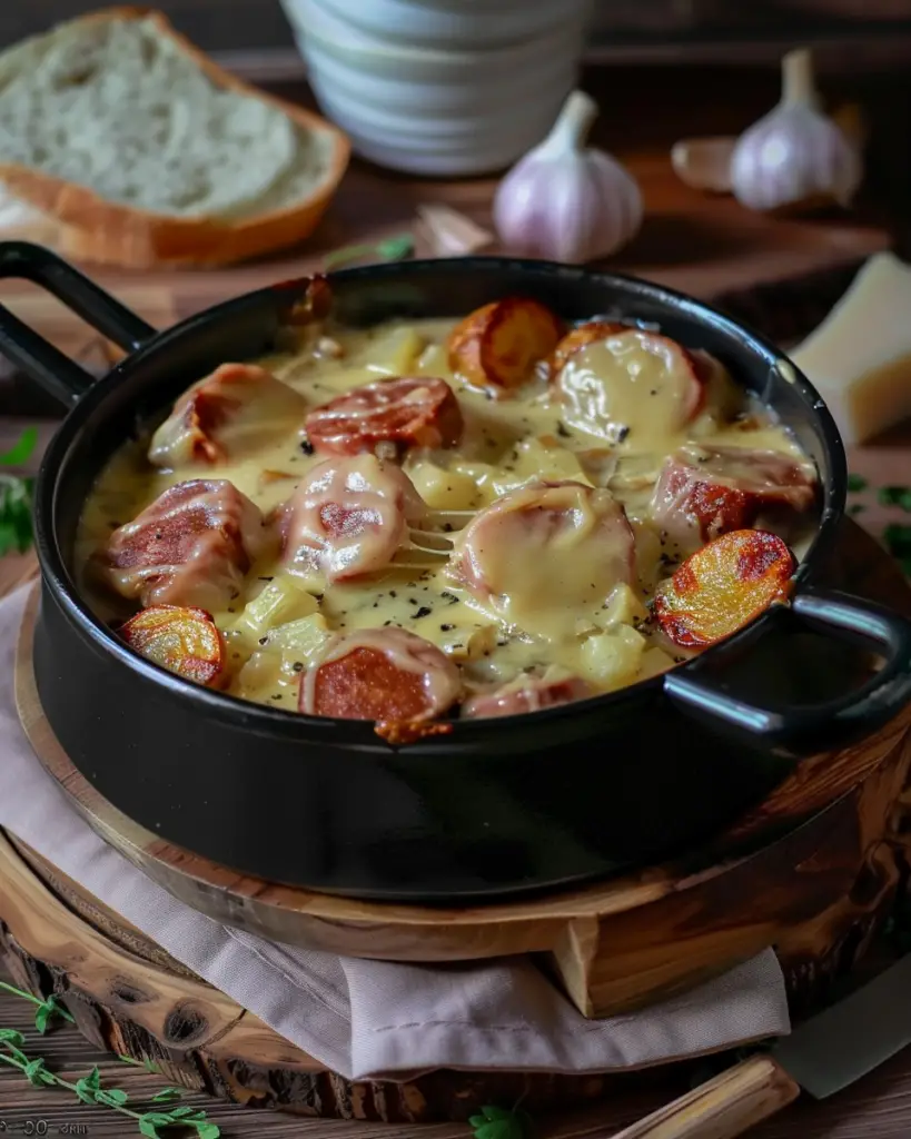 Fondue d'Endives aux Saucisses Fumées : Recette Traditionnelle