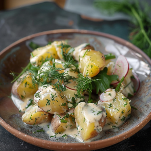 Salade de Pommes de Terre aux Herbes Fraîches