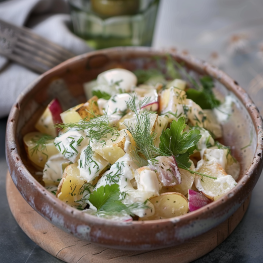 Salade de Pommes de Terre aux Herbes Fraîches