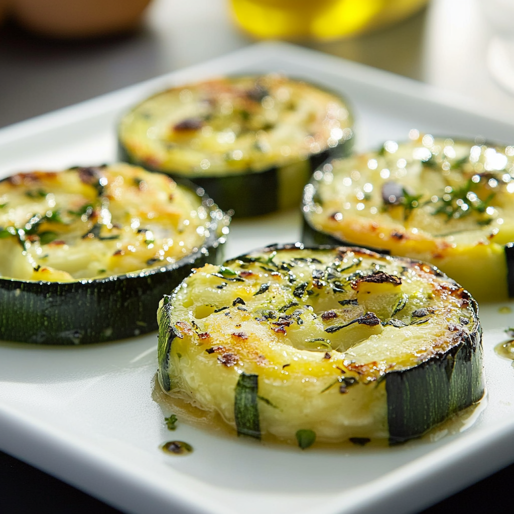 Flans de courgettes depuis recettesympa