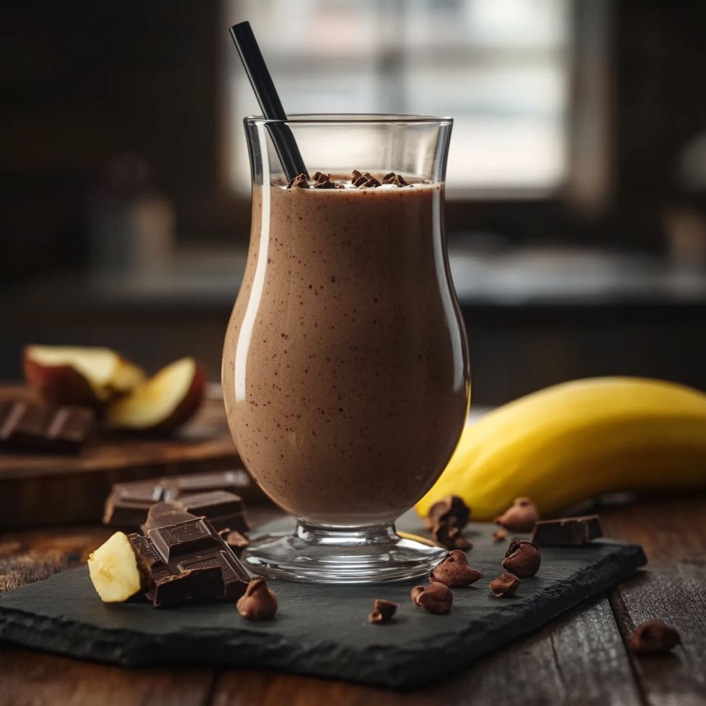 Smoothie poire chocolat depuis recettesympa