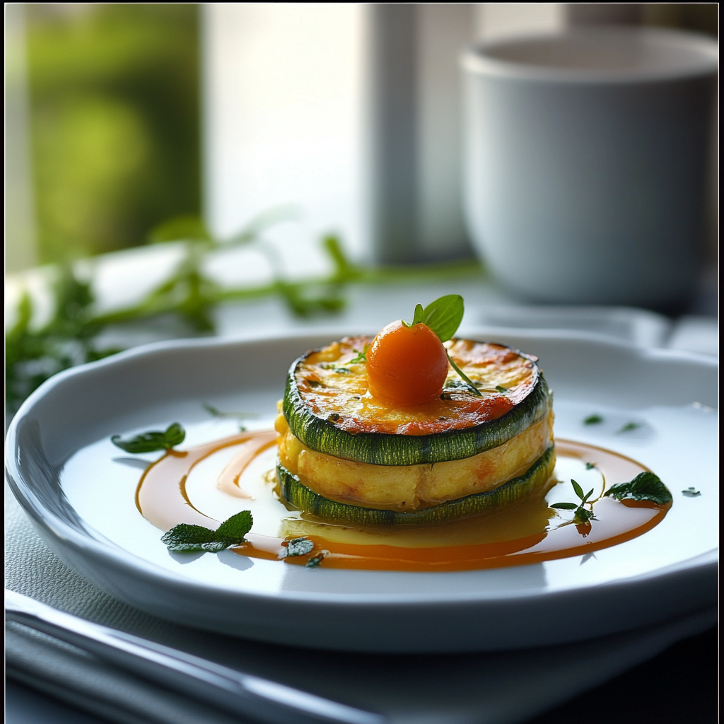 Flans de courgettes depuis recettesympa.