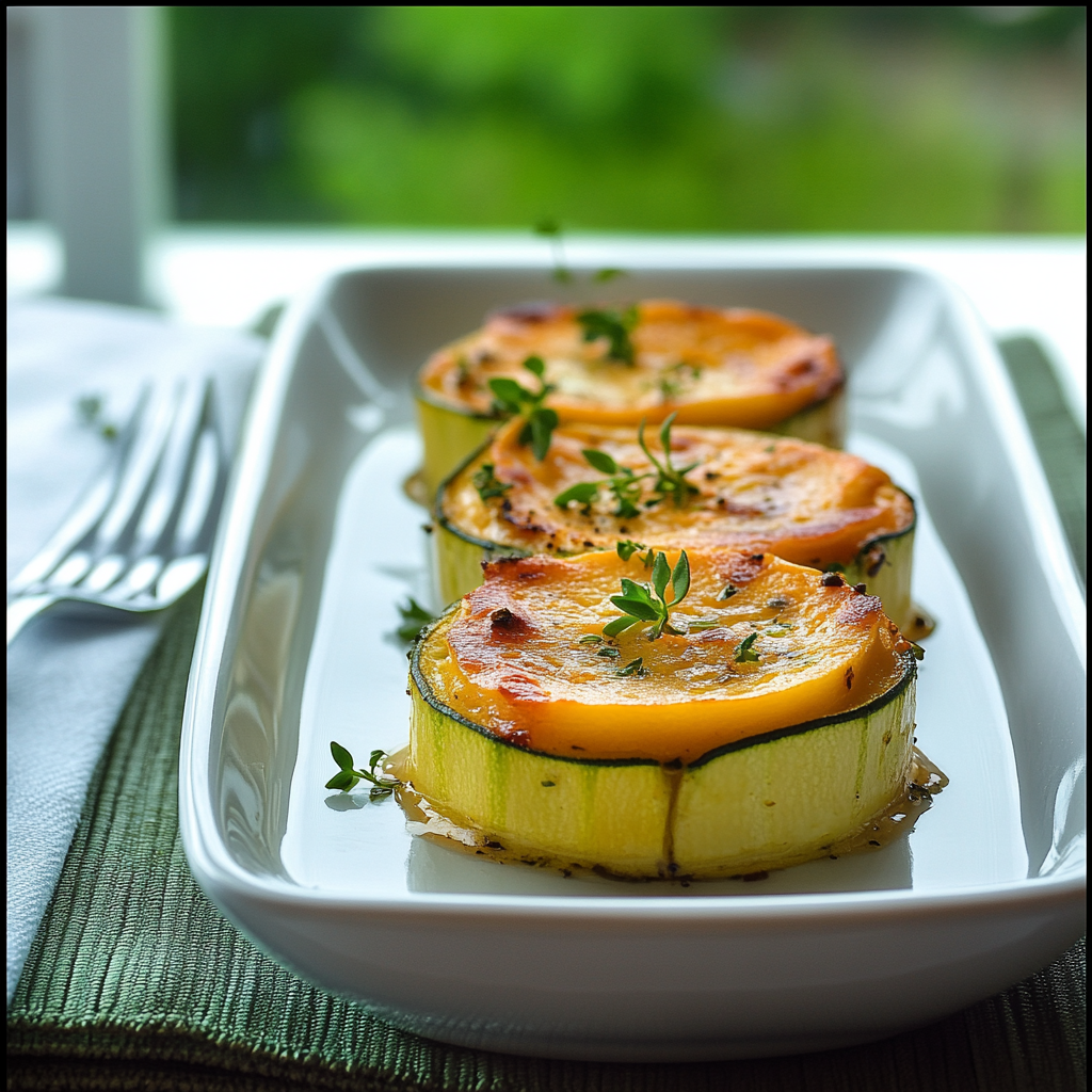 Flans de courgettes depuis recettesympa.