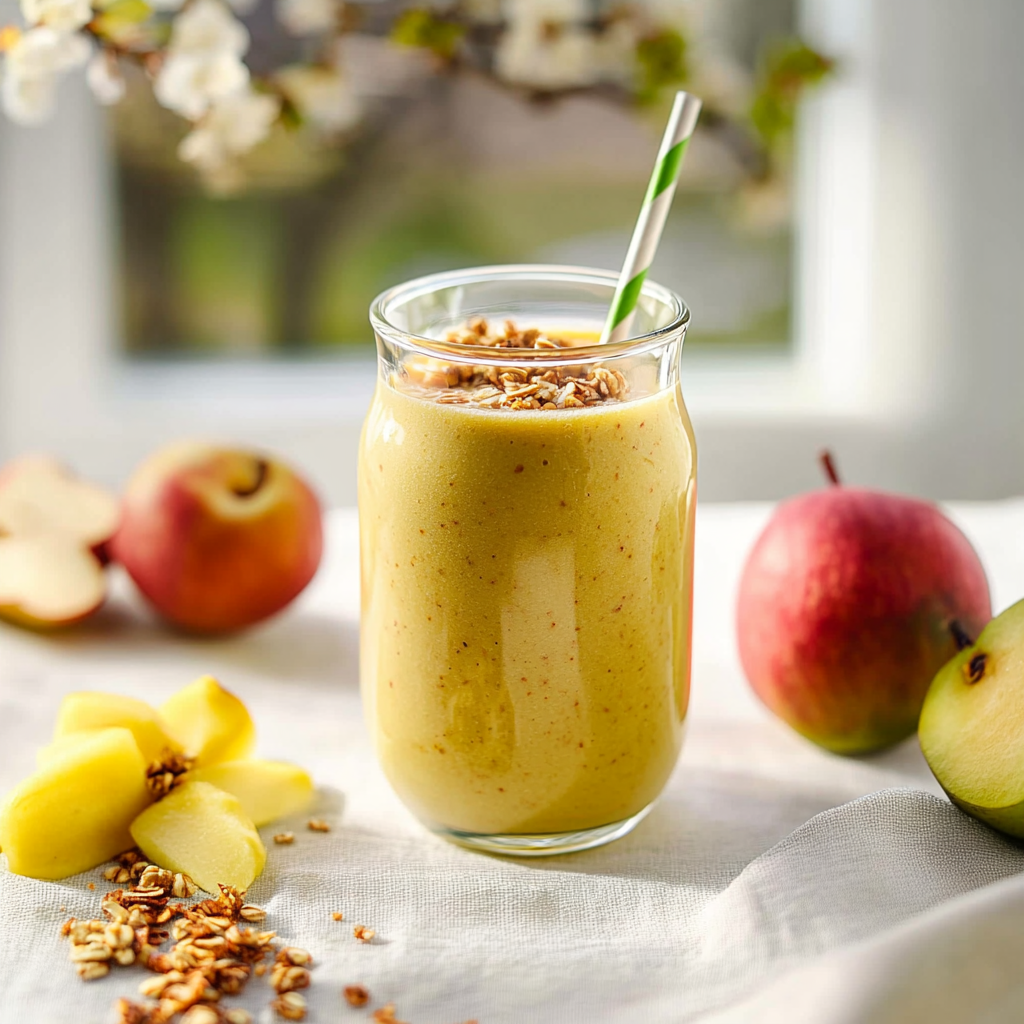 Smoothie à la pomme depuis recettesympa